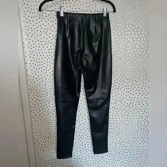 Abercrombie & Fitch Vegan Leather Black Pants - Picture 5 of 6